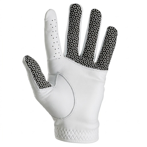 Gants de golf pour hommes de haute qualité en cuir véritable, respirants, antidérapants, avec sangle de poignet réglable et fermeture auto-agrippante, pour droitier et gaucher - Product Image 4