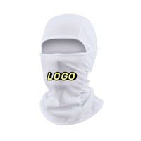 Cagoule personnalisable OEM, masque anti-froid unisexe coupe-vent à motif à carreaux, imprimé par transfert thermique, en polyester/coton pour le sport et les fêtes