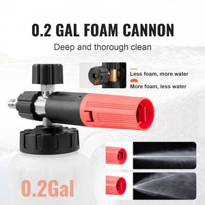 Set Pistola Idropulitrice 4000 PSI con Cannone Schiumogeno da 0,22 Galloni, Connettore Rapido da 1/4 di Pollice e 5 Ugelli per Kit di Pulizia - Product Image 2