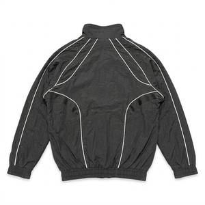 High Sales Custom Logo Black With Panels Men's Nylon <b>Wind</b> <b>Breaker</b> Pants Sets For Summer Quick Dry Vintage Set Streetwear Jackets - Product Image 4