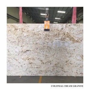 Luxurious Colonial Cream & Colonial Gold Cutter <b>Granite</b> Slabs 3CM Polished <b>Granite</b> for Kitchen Countertops and Building Projects - Product Image 4