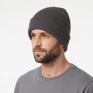 Bonnet d'hiver en gros pour enfants et tout-petits, personnalisable avec logo brodé, motif dessiné à la main, tricoté en acrylique et laine - Product Image 3