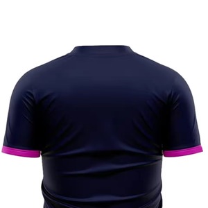 เสื้อฟุตบอล unisex ผ้าเจอร์ซี่น้ำหนักเบาตาข่าย/โพลีเอสเตอร์ระบายอากาศได้ป้องกันริ้วรอย - Product Image 5
