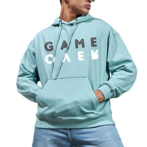 Sudaderas con diseño de serigrafía personalizadas de alta calidad para hombre, ropa de hombre moderna de primera calidad 100% algodón, sudaderas de talla grande. - Product Image 1