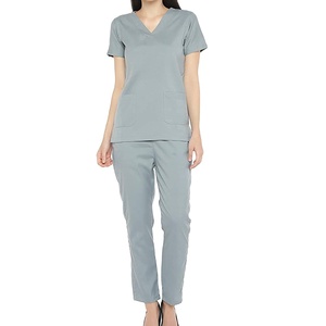 Classique été écologique à manches courtes hôpital et Salon de beauté soins infirmiers gommages uniforme en gros ensembles 2026 HI - Product Image 3