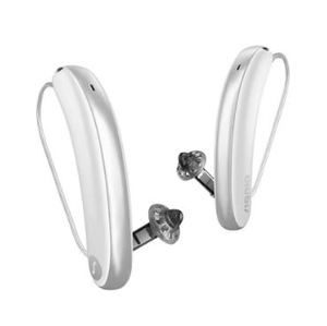 CROSS BiCROSS <b>Transmitter</b> For One Side Hearing Loss With <b>Bluetooth</b> Rechargeable Signia Styletto 3IX RIC Hearing Aids - Product Image 4