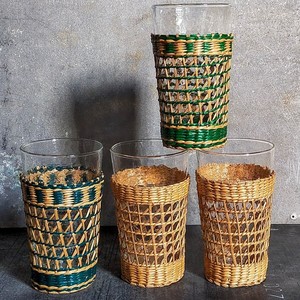 Cubiertas de manga de taza de agua de algas marinas tejidas a mano, cubierta de vidrio antiquemaduras, soporte para taza de café, accesorios para beber de cocina para el hogar - Product Image 3