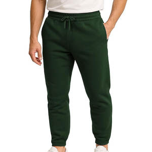 Pantalones deportivos de tela suave para hombre, para entrenamiento atlético, fitness, gimnasio, correr y estilo deportivo informal. - Product Image 1