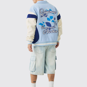Veste de style universitaire pour hommes, prix bas, veste confortable de type Letterman, vêtements décontractés à la mode - Product Image 3