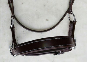 Brida de Carreras de Caballos duradera fuerte profesional de alta calidad de cuero genuino de gran oferta - Product Image 2
