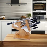 Porte-couteaux en bois pour la cuisine et la maison, fabriqué au Vietnam pour la vente en gros