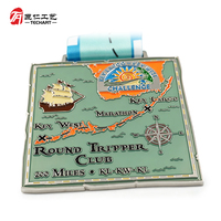 Médailles personnalisées avec revêtement transparent, médaille en métal avec logo personnalisé, finition brillante, récompense sportive, souvenir d'événement, cadeau