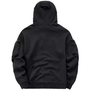 Sudadera con Capucha Techwear para Hombre, Negra, Estilo Urbano, Táctica, con Bolsillos Cargo, con Máscara Facial, Estilo Ninja, Hip Hop, Cyberpunk - Product Image 2