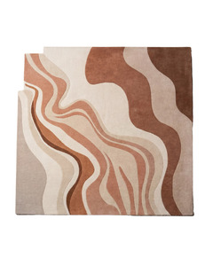 Alfombra Moderna Abstracta de Alta Calidad, Hecha a Mano con Lana de Nueva Zelanda, Tejida a Máquina, Pelo Alto, Látex Antimanchas y Antidesgarros para Sala de Estar - Product Image 2