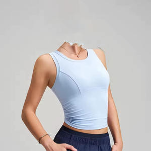 Débardeur de yoga respirant grande taille pour femme, personnalisé, vente en gros, sportif, gym, fitness, vêtements de sport, séchage rapide, écologique - Product Image 3
