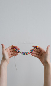 Collier de broderie de perles de verre de qualité supérieure accessoire artisanal pour les événements formels, les cadeaux et le style de la mode - Product Image 5