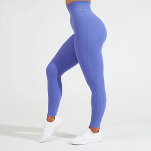 Pantalones de Yoga de Cintura Alta con Logotipo Personalizado, de Secado Rápido, Levanta Glúteos, Ajustados, de Pierna Ancha y Acampanados, Leggings Deportivos para Gimnasio y Fitness para Mujer - Product Image 4