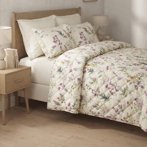 Parure de lit Deosai et 2 taies d'oreiller, motif floral classique, 100% coton, 150 fils/cm², qualité A, toutes saisons - Product Image 2