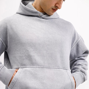 Sweat à capuche en polaire pour homme CI-MH-0001 de Clush Industries, mélange polyester/coton, respirant, séchage rapide, coupe classique, décontracté pour l'hiver - Product Image 2