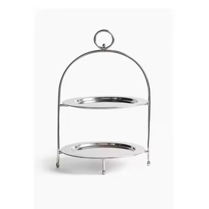 Premium Metal Cake <b>Stand</b> Dessert <b>Display</b> Plate Cupcake Serving Tray Wedding Event Table Decor Modern Design - Product Image 2