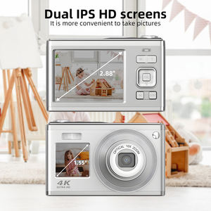 Offre Spéciale : Appareils Photo Numériques 4K à Double Objectif 60MP avec Zoom Optique 10X, Enregistreur Vidéo et Détection Faciale pour la Photographie Macro - Product Image 3