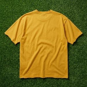 Camiseta Amarilla Oversize para Hombre, Ropa Masculina, Camisetas para Hombre, Proveedor Mayorista, Precio Bajo - Product Image 6