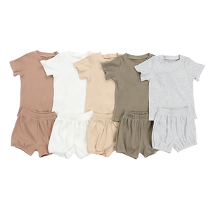 Shorts Bermuda en toile de coton rose pour homme, taille mi-haute élastique, couleur unie, tricoté, respirant, poches, 220g, logo frontal - Product Image 1
