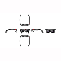 Lunettes AR industrielles SOTECH à double œil avec guide d'ondes diffractive, alimentées par IA, 854x480P 60Hz RGB, pour affichage de commandes en temps réel et espace virtuel 50-80 pouces