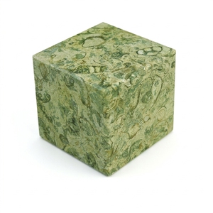 Prensapapeles de Cubo de Mármol Fósil Tallado a Mano con Arte Folclórico, Color Personalizado, Varios Tamaños, OEM ODM Personalizado - Product Image 1