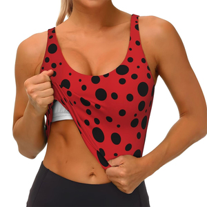 RIZNA ENTERPRIRES Soutien-gorge de sport léger, simple, respirant et écologique pour femme, maintien élevé, fitness, yoga, Spandex/Nylon - Product Image 5
