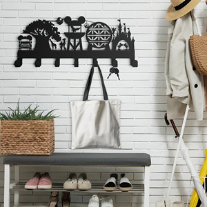 Custom Black <b>Wall</b> <b>Key</b> Holder <b>Hook</b> Perfect For Keeping Car <b>Keys</b> Safe And Easy To Find Or Hanging Light Accessories From India - Product Image 3