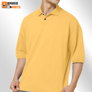 Camisa de Golf Casual para Hombre, Tejida, 100% Algodón, de Alta Calidad, con Logotipo Bordado Personalizado, Antiarrugas, al por Mayor - Product Image 6