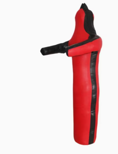 Red PU Boxing <b>Training</b> <b>Bag</b> with Black Trim Durable Sponge Filled Punching Dummy for Adult Martial Arts Practice - Product Image 3