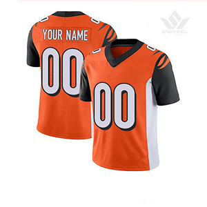 Maillot de football personnalisé style Miami Dolphins pour homme, col en V, manches courtes, 100 % polyester, anti-humidité, taille adulte - Product Image 6