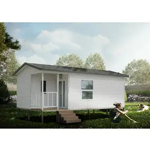 Yeni zelanda avustralya standart prefabrik evler modern bungalow house ahşap ışık göstergesi çelik çerçeve ev