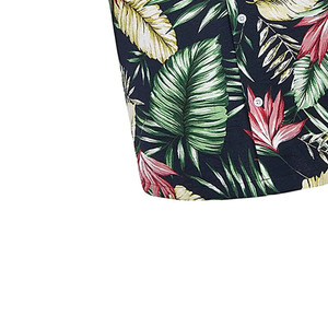 เสื้อเชิ้ตผู้ชายลายดอกไม้หรูหรา ลายพฤกษศาสตร์ เสื้อเชิ้ตลำลองฤดูร้อน ผ้าพรีเมียม ผลิตจากโรงงาน - Product Image 3