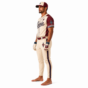 Uniforme de béisbol moderno con tela cómoda, costuras duraderas y un ajuste atlético para el juego competitivo. - Product Image 4