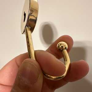 Support mural Art Déco en marbre naturel artisanal TCE, écologique, accessoire mural en pierre de qualité supérieure pour la maison, l'hôtel et la vente au détail - Product Image 3