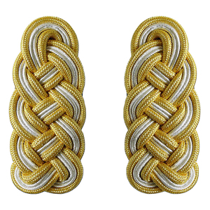 ป้ายอีพาเล็ตต์ปักลายแบบกำหนดเอง อุปกรณ์ตกแต่งเครื่องแบบ ป้ายอีปาเล็ตต์แบบเรียบพร้อมโลโก้ตามสั่ง แผ่นปักไหล่ - Product Image 1