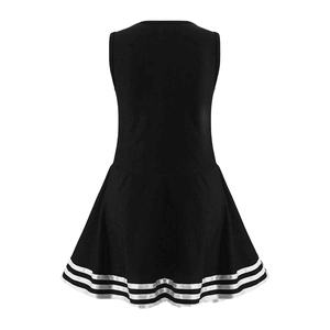 ชุดยูนิฟอร์มเชียร์ลีดเดอร์เด็กผู้หญิง สีดำขาว คุณภาพสูง ผลิตจากโพลีเอสเตอร์ 100% แห้งเร็ว รับผลิตตามแบบ พร้อมบริการ OEM สำหรับทีม - Product Image 3