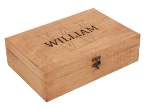 Caja de Madera de Nogal de Lujo con Grabado Láser Personalizado, Caja de Madera Oscura con Grabado Láser, Caja para Joyas, Caja de Almacenamiento, Estuche Ejecutivo al por Mayor - Product Image 3