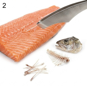 Pince à désosser les poissons en acier inoxydable, outil de nettoyage de poisson, ustensile culinaire écologique de qualité supérieure - Product Image 6