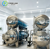 Autoclave à distribution uniforme de chaleur pour la stérilisation des aliments en sachet sous vide