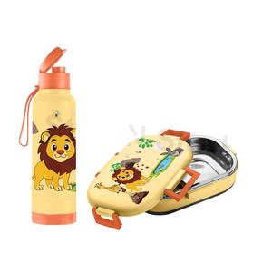 Boîtes à lunch scolaires enfants boîte en acier inoxydable conteneur alimentaire boîtes à lunch pour écoliers - Product Image 1