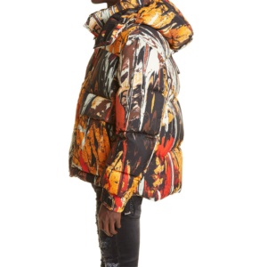 Wholesale Custom Men's Puffer <b>Jacket</b> with New Design Reversible Waterproof Windproof Hooded Winter <b>Jacket</b> - Product Image 4