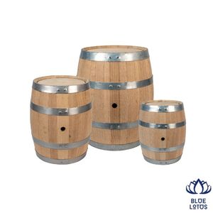 Baril en bois de chêne de qualité alimentaire, écologique, le plus vendu, 200L 300L 500L pour vieillissement du vin, bain de glace, immersion froide - Product Image 1