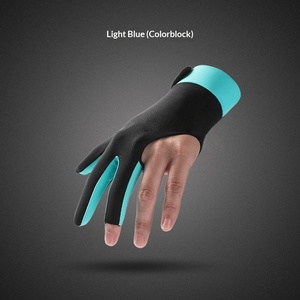 Nuevos Guantes de Billar de Lujo con Logotipo Personalizado al por Mayor, de 2 Dedos, Elásticos, Negros, para Deportes al Aire Libre, Paquete al por Mayor - Product Image 1