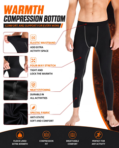 Conjunto Deportivo de Compresión Personalizado para Hombre, Camiseta y Pantalones de Secado Rápido, Traje Deportivo Ajustado de Manga Larga de Alta Calidad - Product Image 4
