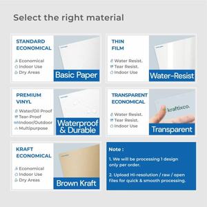 Etiquetas Personalizadas para Cajas de Alimentos, Etiquetas Impermeables para Contenedores, Adhesivos para Empaquetado de Alimentos, Etiquetas para Frascos y Botellas - Product Image 4