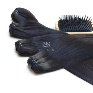 Articles les plus vendus Extensions de cheveux humains vietnamiens vierges Couleur naturelle droite à cuticules alignées - Product Image 4